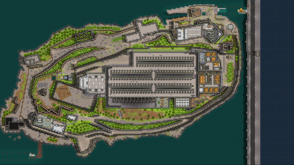 prison architect basic layout