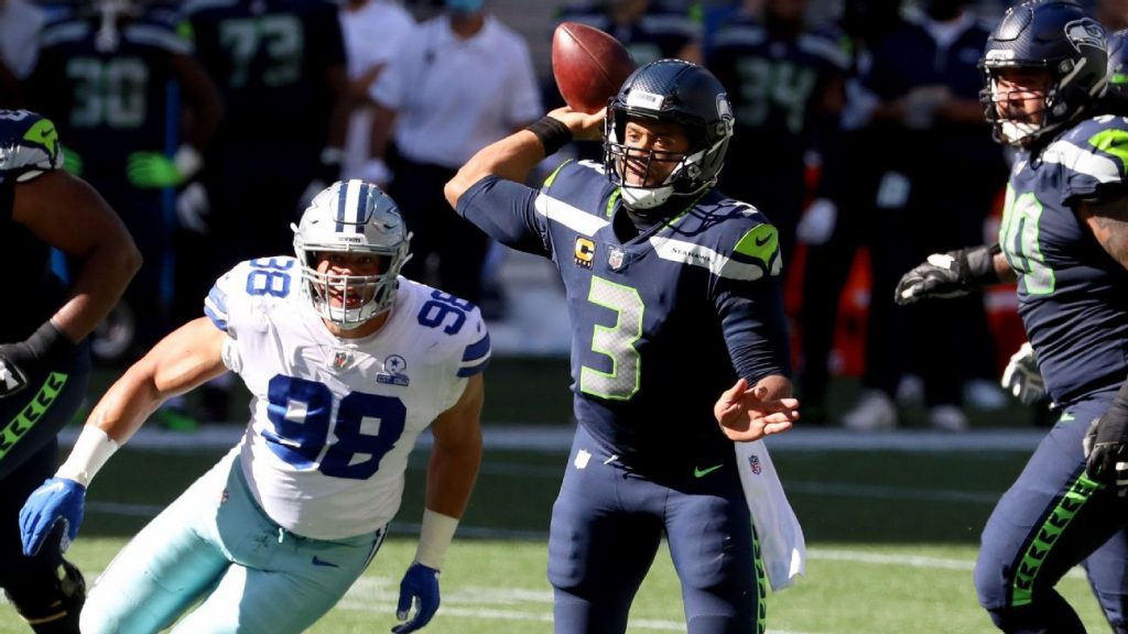 Russell Wilson defeats Patrick Mahomes in record 14th TD in the first