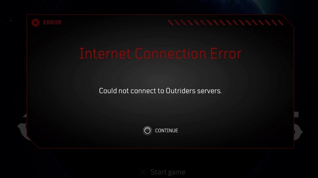 outriders servers issues
