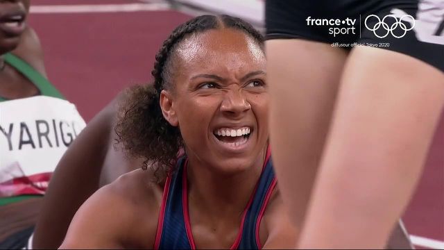 French Rénelle Lamotte will not go to the final.  Fifth in her semifinal at 1.59.40 she was eliminated.  A race dominated by American Athing Mu on 1.58.07.